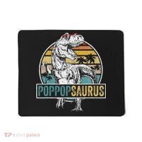 Father's Day Poppopsaurus T Rex Dinosaur Funny Poppopsaurus Mousepad thumb 0