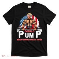 Funny Donald Pump Swole America Gym Fitness Trump 2024 T-Shirt thumb 0