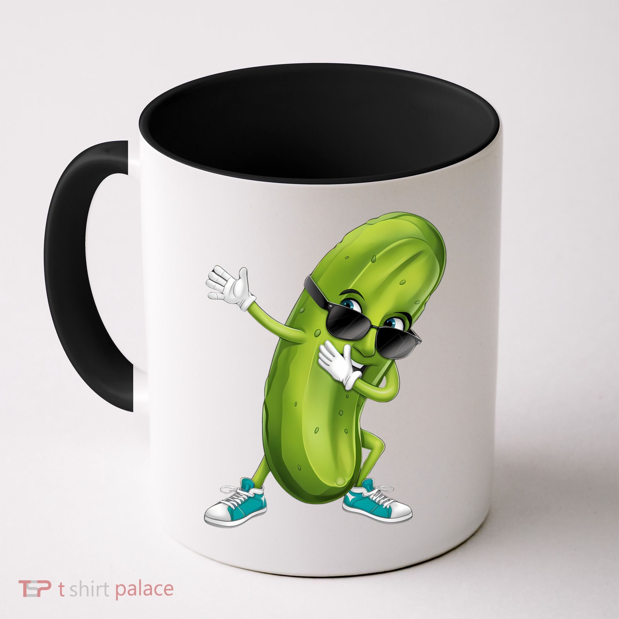 Funny Dabbing Pickle Dancing Cucumber Lover Funny Gift Coffee Mug
