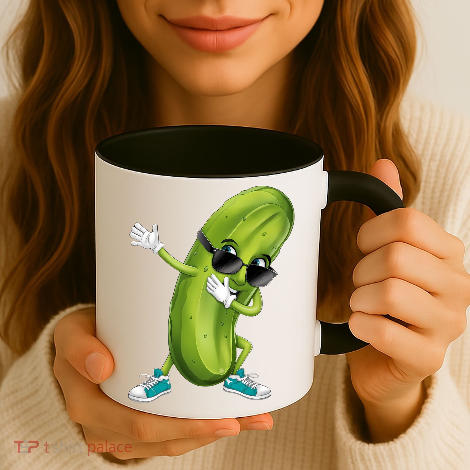 Funny Dabbing Pickle Dancing Cucumber Lover Funny Gift Coffee Mug
