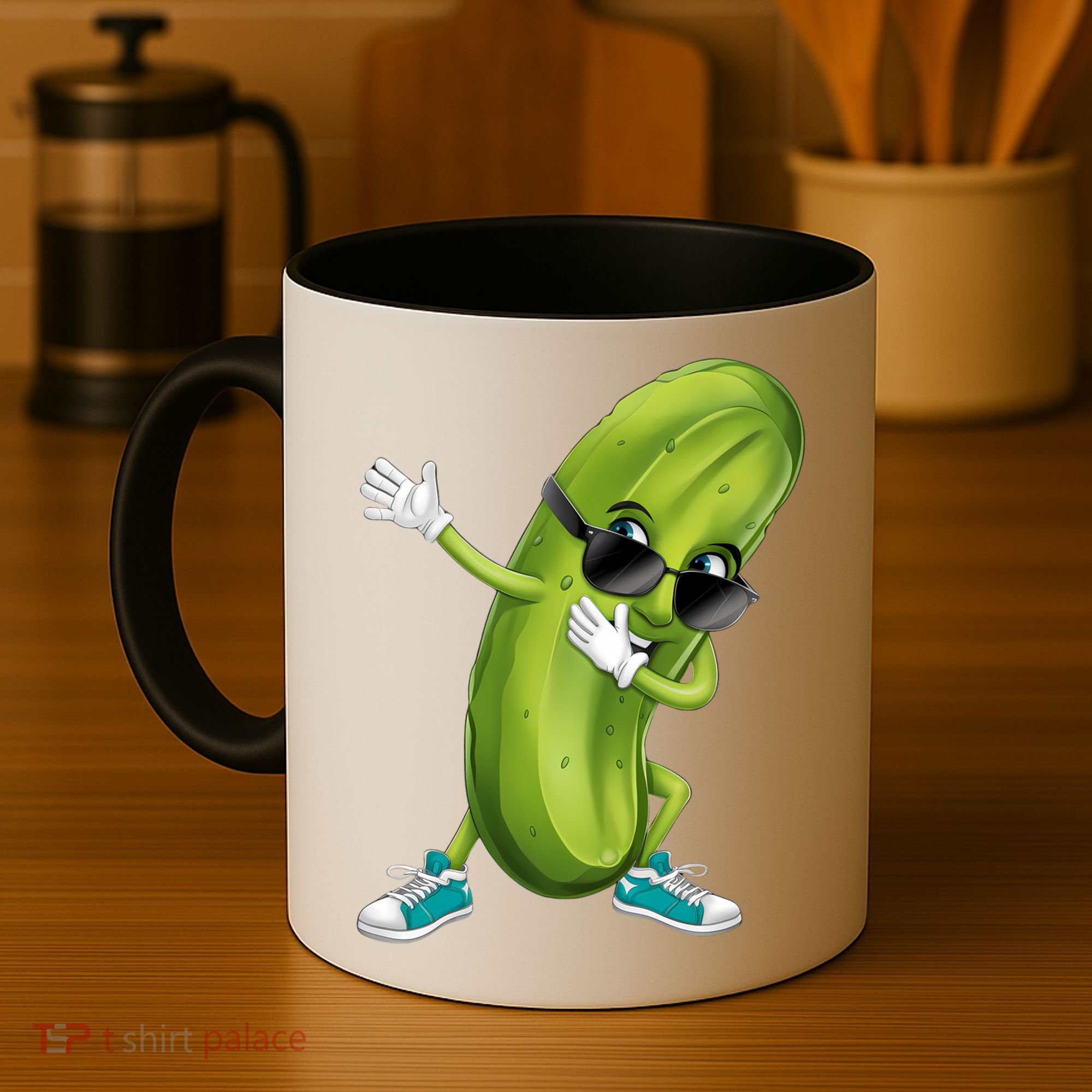 Funny Dabbing Pickle Dancing Cucumber Lover Funny Gift Coffee Mug