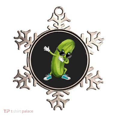Funny Dabbing Pickle Dancing Cucumber Lover Funny Gift Ornament