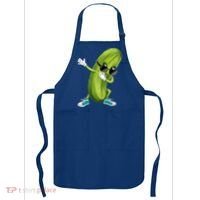 Funny Dabbing Pickle Dancing Cucumber Lover Funny Gift Apron thumb 0