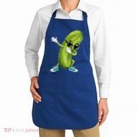 Funny Dabbing Pickle Dancing Cucumber Lover Funny Gift Apron thumb 2