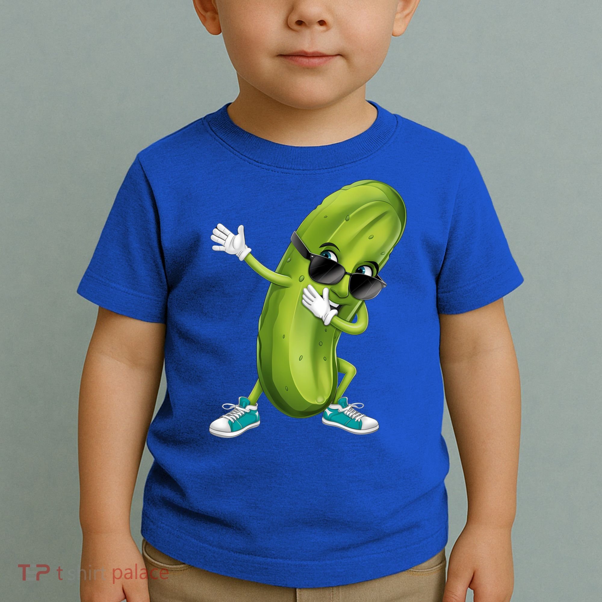 Funny Dabbing Pickle Dancing Cucumber Lover Funny Gift Toddler T-Shirt
