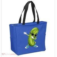 Funny Dabbing Pickle Dancing Cucumber Lover Funny Gift Tote Bag thumb 2