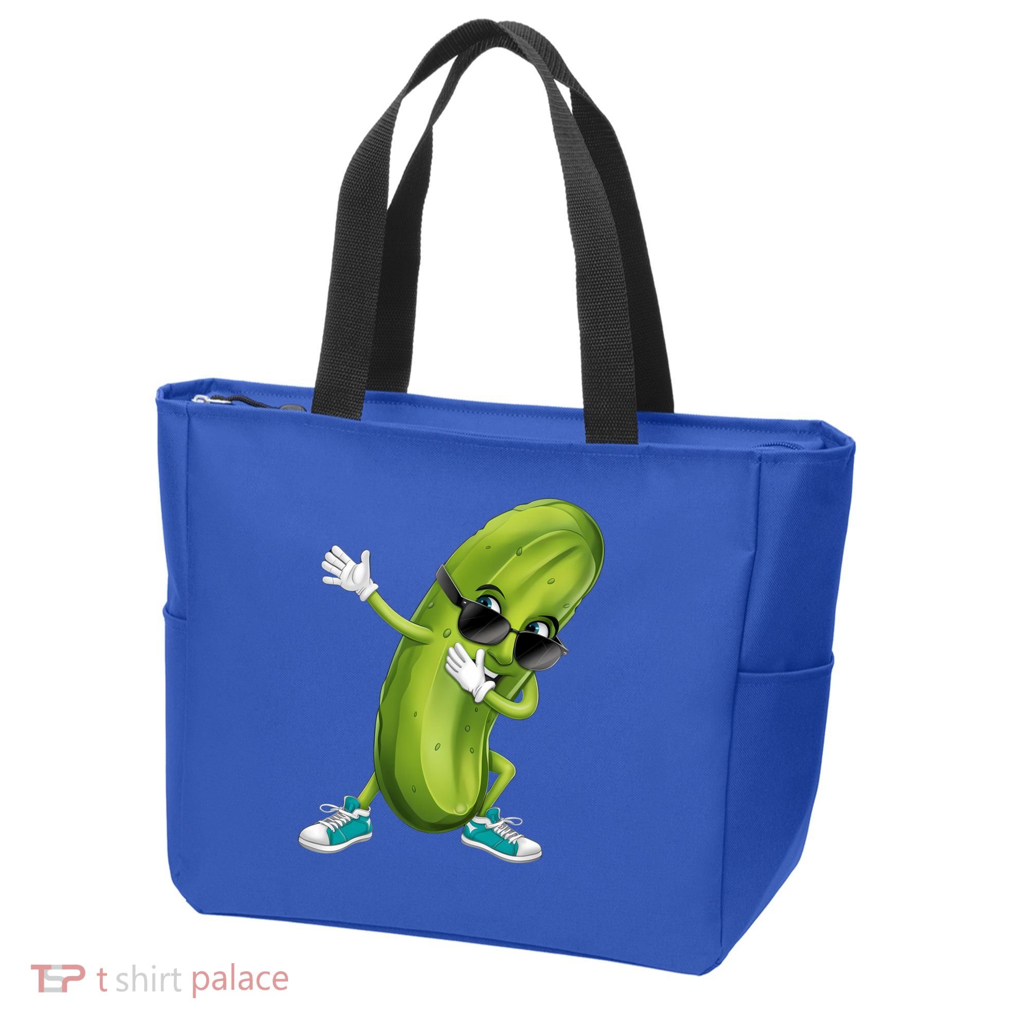 Funny Dabbing Pickle Dancing Cucumber Lover Funny Gift Tote Bag