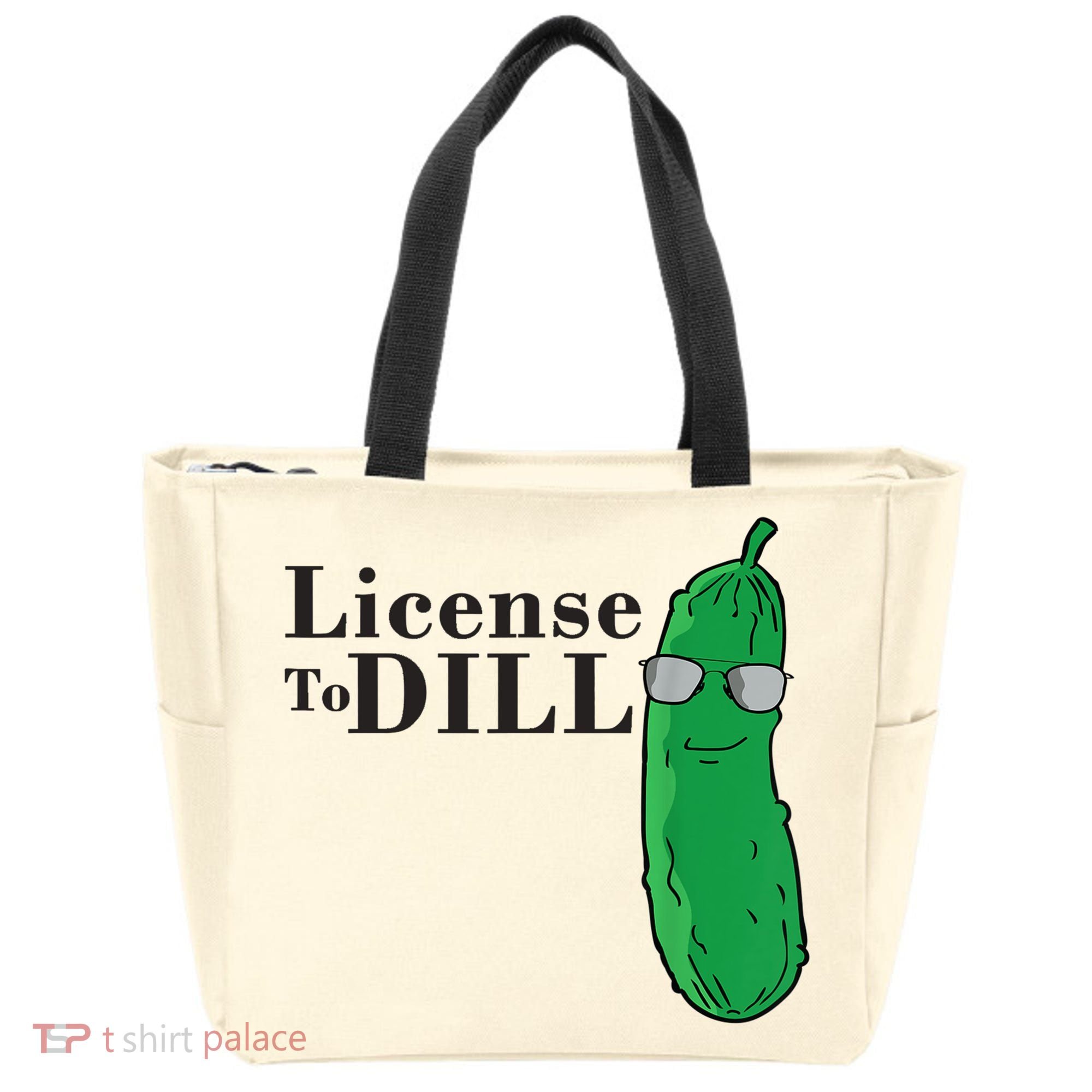 Funny Dill Pickle Gift Tote Bag