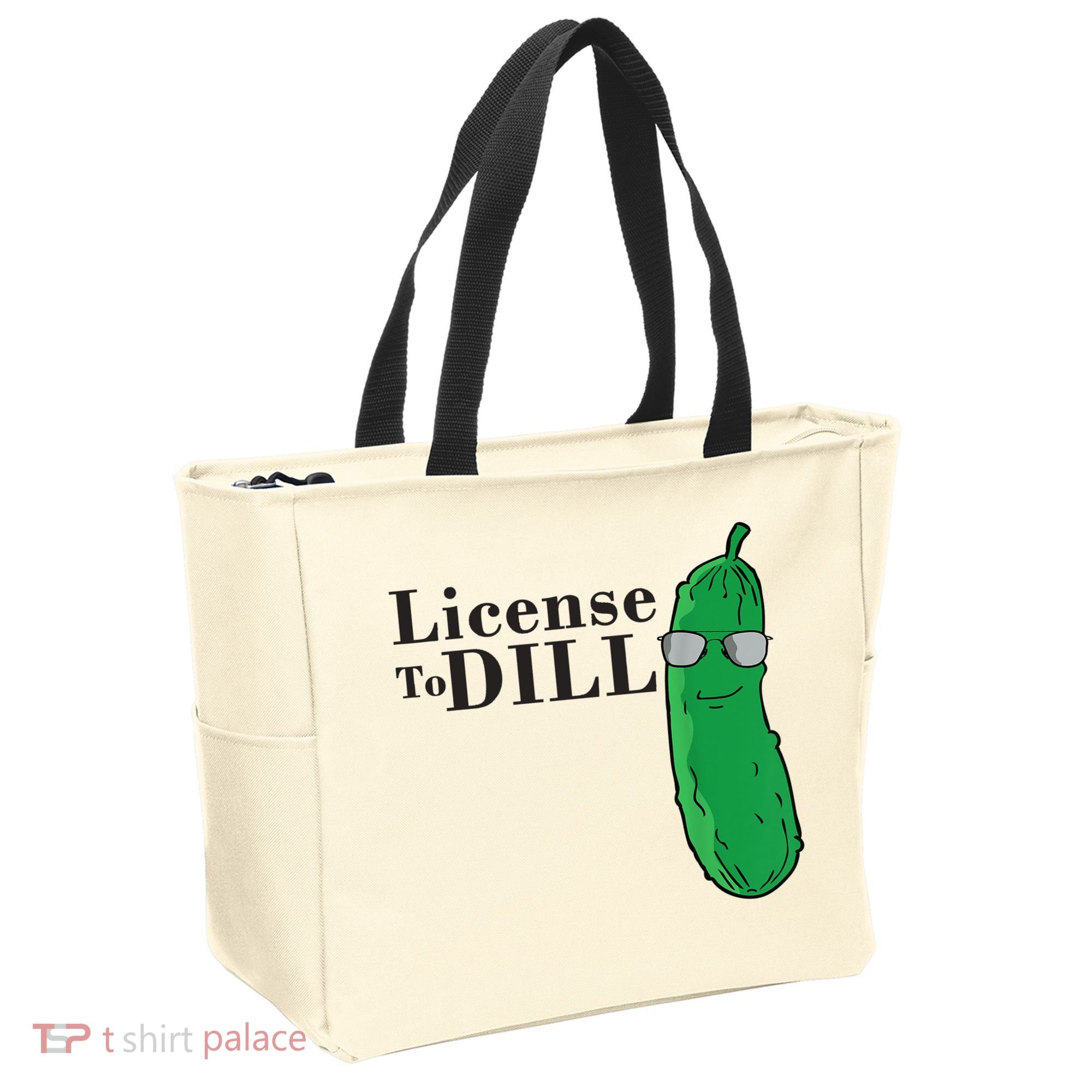 Funny Dill Pickle Gift Tote Bag