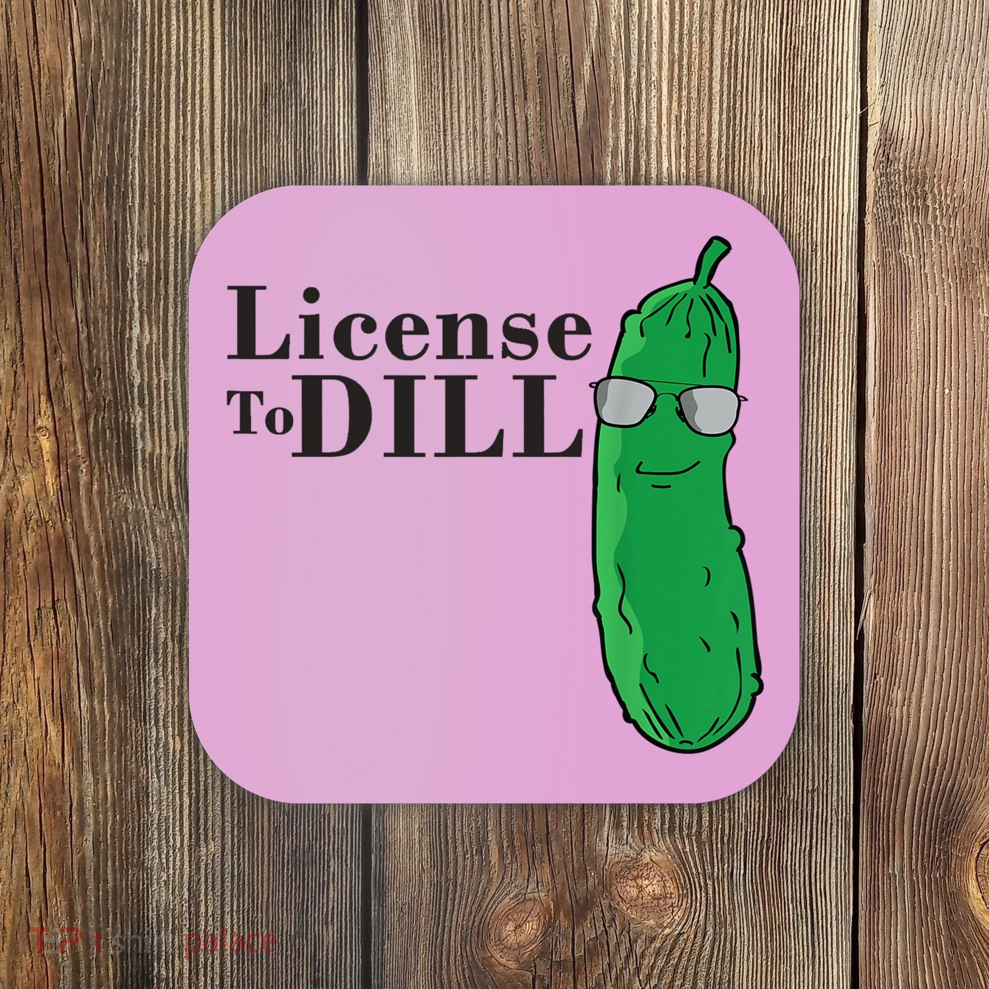 Funny Dill Pickle Gift Coaster