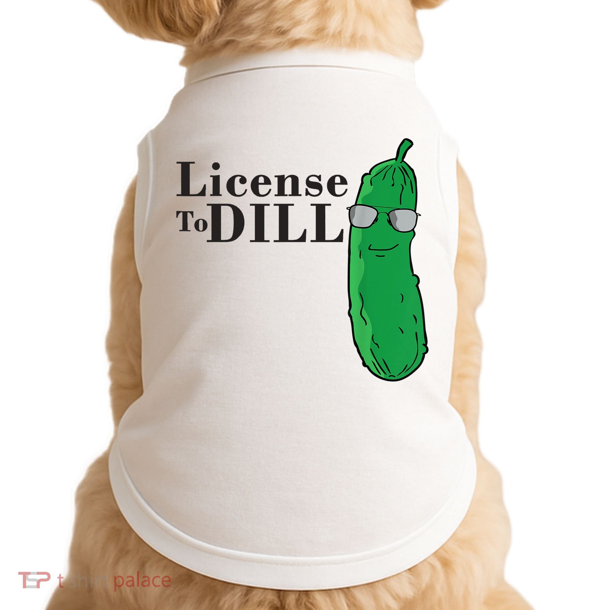 Funny Dill Pickle Gift Doggie Tank