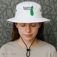Funny Dill Pickle Gift Bucket Hat thumb 3