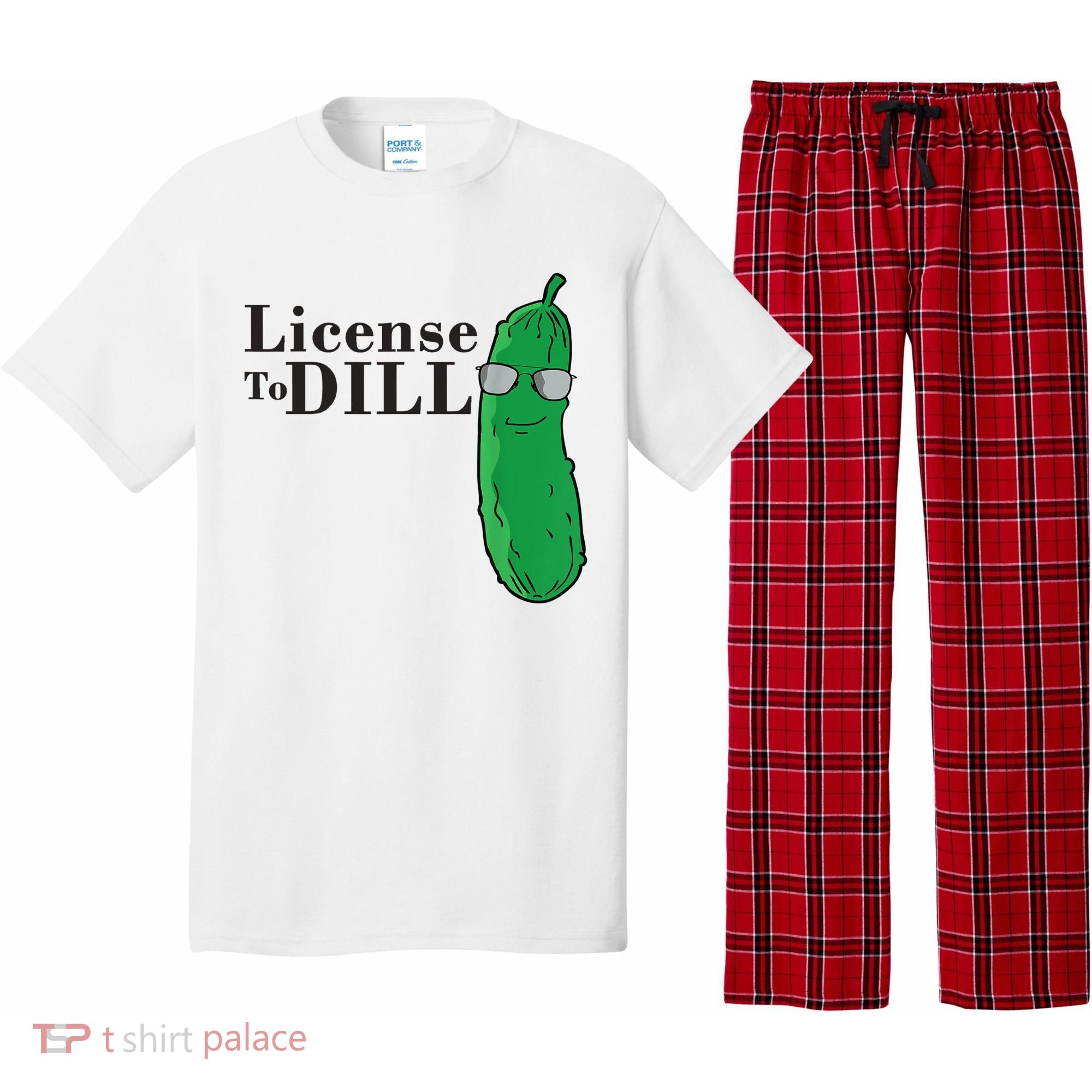 Funny Dill Pickle Gift Pajama Set