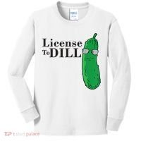Funny Dill Pickle Gift Kids Long Sleeve Shirt thumb 0