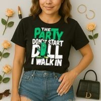 Funny Dill Pickle Lover The Party DonT Start Till I Walk In Comfort Colors Boxy T-Shirt thumb 2