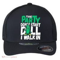 Funny Dill Pickle Lover The Party DonT Start Till I Walk In Flexfit Unipanel Trucker Cap thumb 0