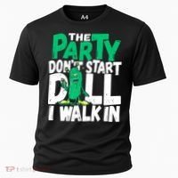Funny Dill Pickle Lover The Party DonT Start Till I Walk In Cooling Performance Crew T-Shirt thumb 0