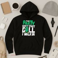 Funny Dill Pickle Lover The Party DonT Start Till I Walk In Hoodie thumb 3