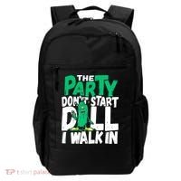 Funny Dill Pickle Lover The Party DonT Start Till I Walk In Backpack thumb 0