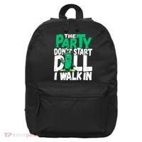 Funny Dill Pickle Lover The Party DonT Start Till I Walk In 16 in Basic Backpack thumb 0