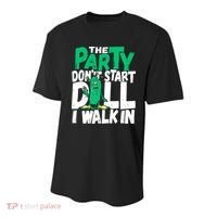 Funny Dill Pickle Lover The Party DonT Start Till I Walk In Youth Performance Sprint T-Shirt thumb 0