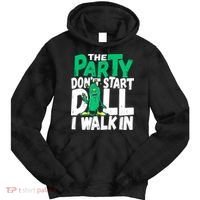 Funny Dill Pickle Lover The Party DonT Start Till I Walk In Tie Dye Hoodie thumb 0