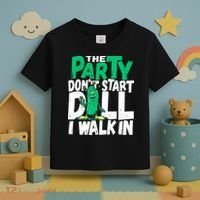 Funny Dill Pickle Lover The Party DonT Start Till I Walk In Toddler T-Shirt thumb 3