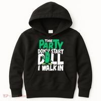 Funny Dill Pickle Lover The Party DonT Start Till I Walk In Kids Hoodie thumb 0
