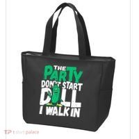 Funny Dill Pickle Lover The Party DonT Start Till I Walk In Tote Bag thumb 3