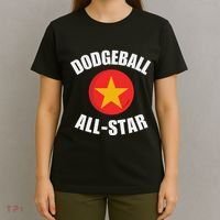 Funny Dodgeball Player Adult Women Play Dodgeball Joke T-Shirt thumb 4