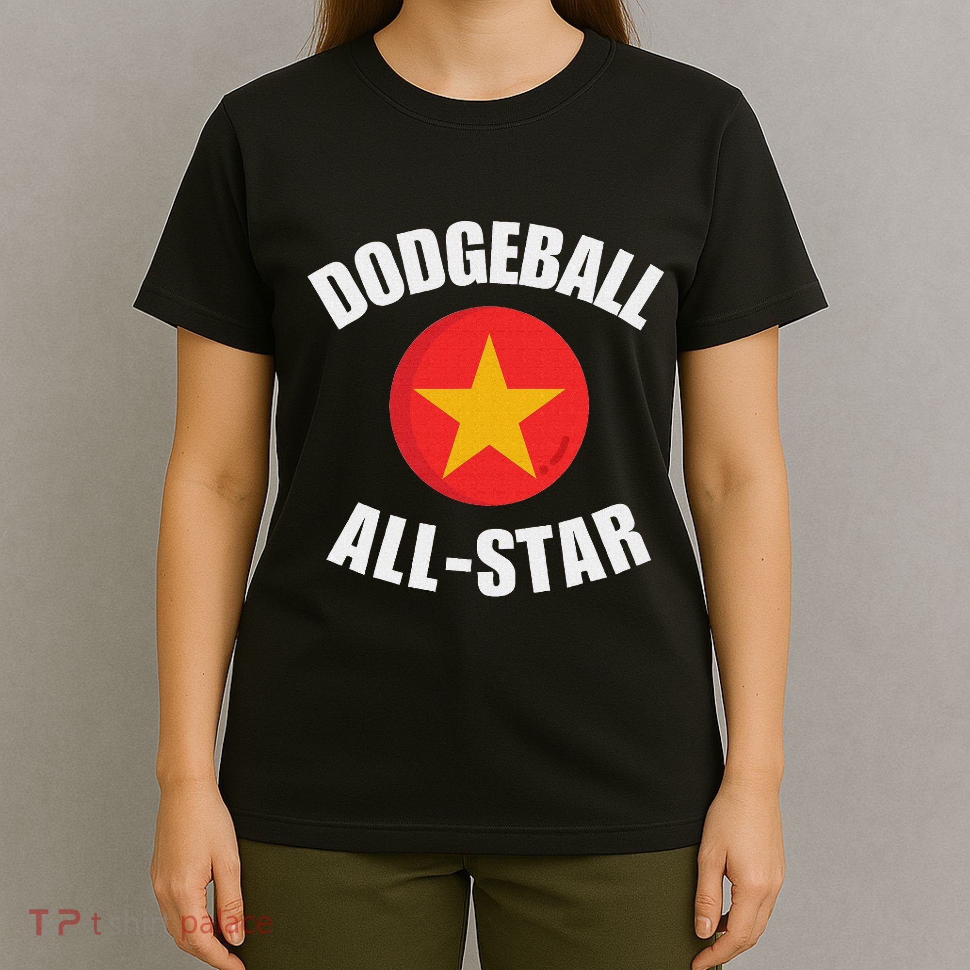 Funny Dodgeball Player Adult Women Play Dodgeball Joke T-Shirt