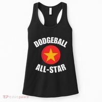 Funny Dodgeball Player Adult Women Play Dodgeball Joke Women's Tank Top thumb 0