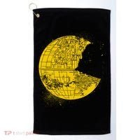 Funny Death Pac Golf Towel thumb 0