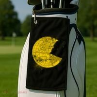 Funny Death Pac Golf Towel thumb 2