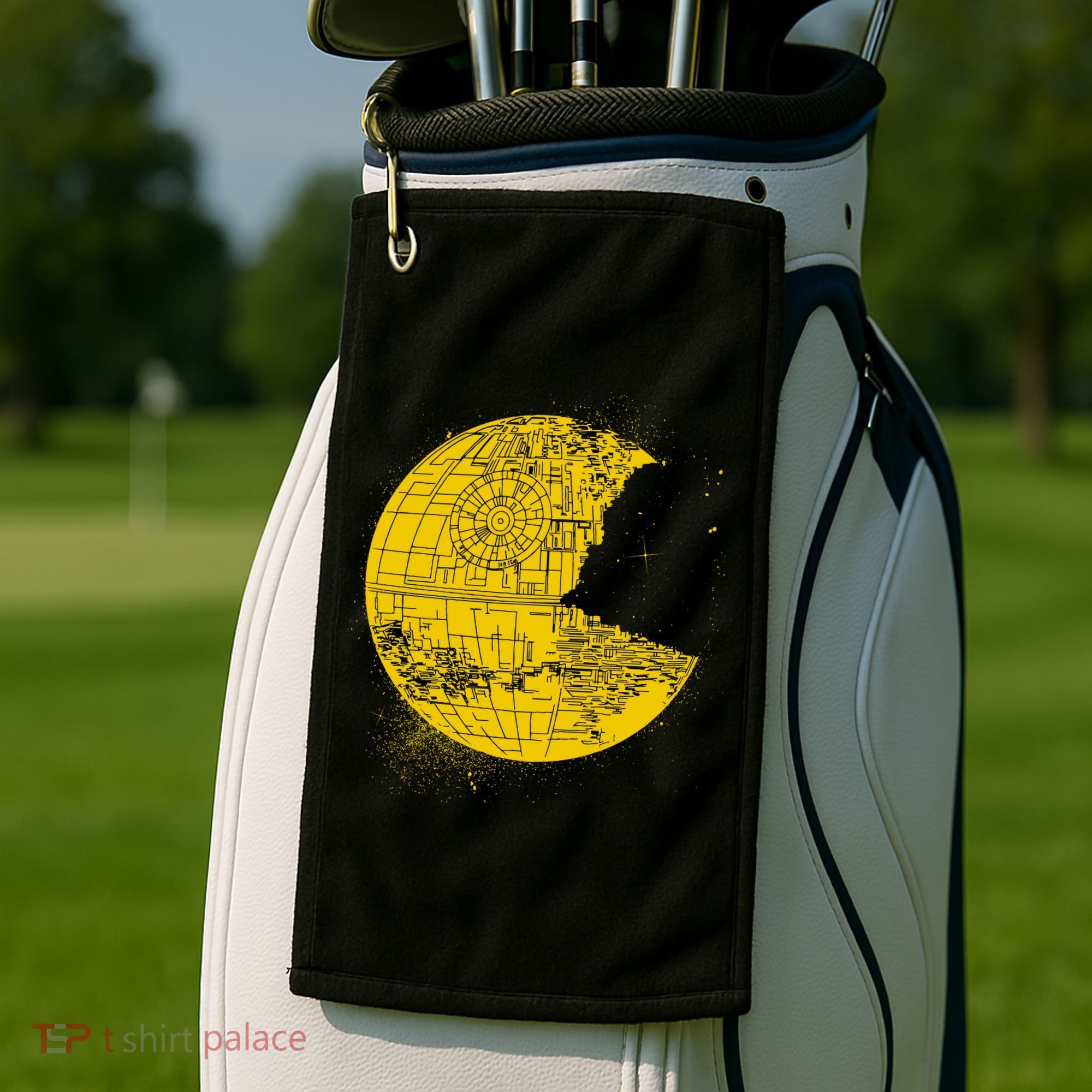Funny Death Pac Golf Towel
