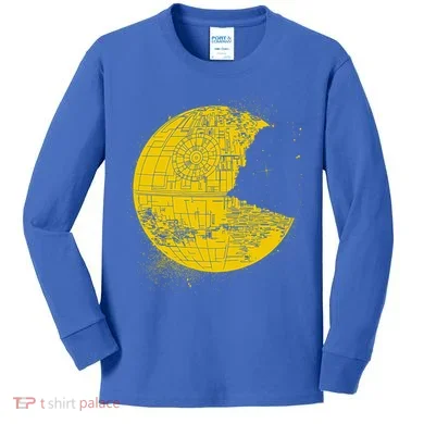 Funny Death Pac Kids Long Sleeve Shirt