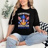 Fireworks Director Pyrotechnician 4th Of July Gift Comfort Colors T-Shirt thumb 2