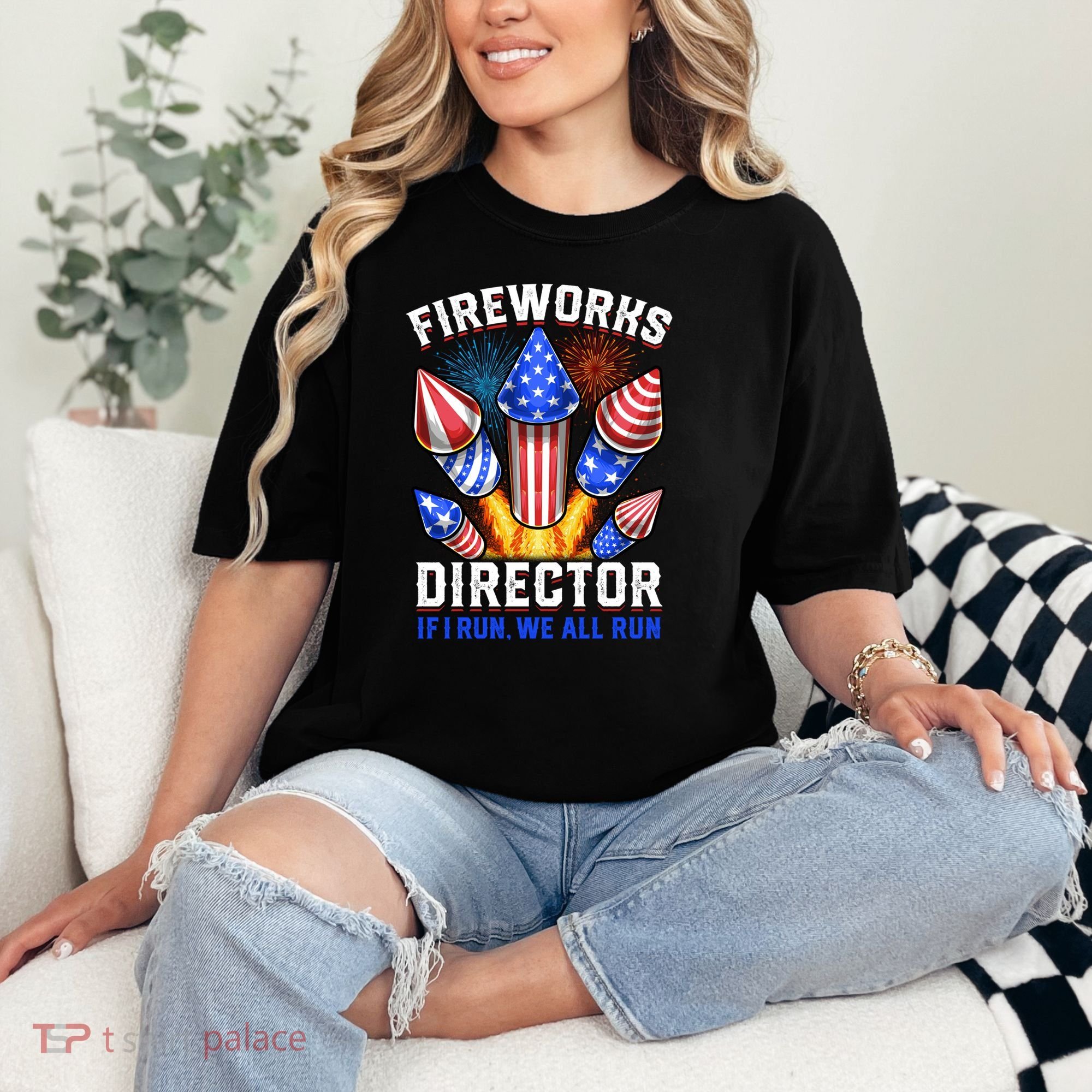 Fireworks Director Pyrotechnician 4th Of July Gift Comfort Colors T-Shirt
