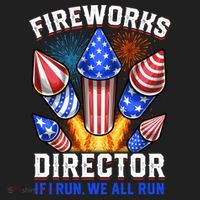 Fireworks Director Pyrotechnician 4th Of July Gift Comfort Colors T-Shirt thumb 5