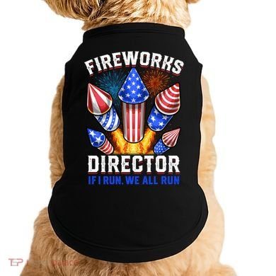 Fireworks Director Pyrotechnician 4th Of July Gift Doggie Tank