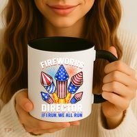 Fireworks Director Pyrotechnician 4th Of July Gift Coffee Mug thumb 3