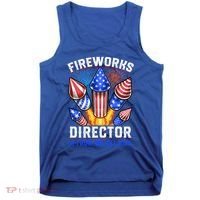 Fireworks Director Pyrotechnician 4th Of July Gift Tank Top thumb 0