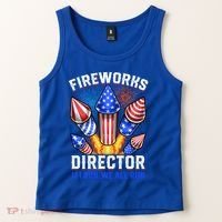Fireworks Director Pyrotechnician 4th Of July Gift Tank Top thumb 2
