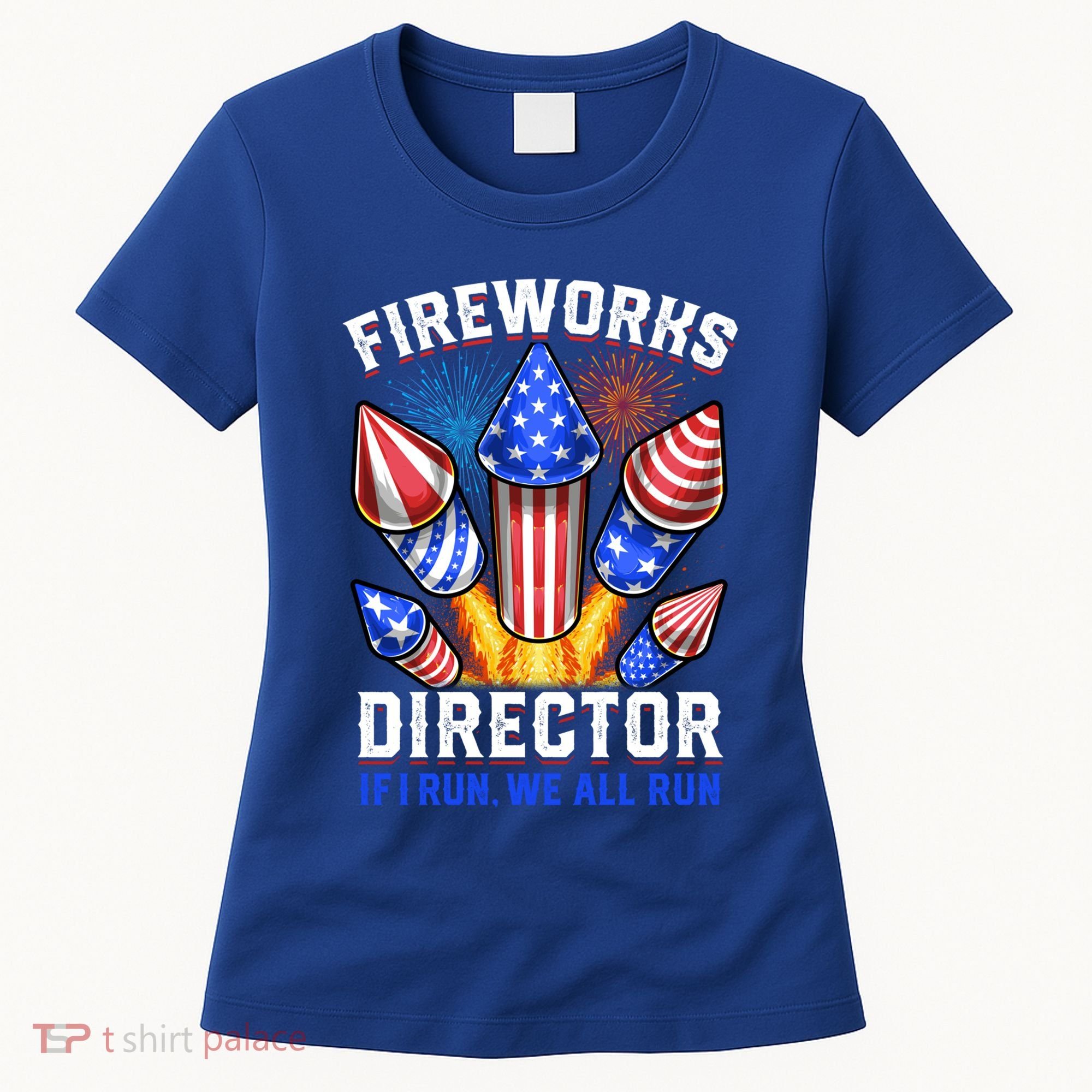 Fireworks Director Pyrotechnician 4th Of July Gift Women's T-Shirt