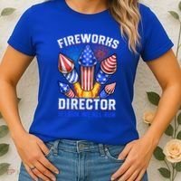 Fireworks Director Pyrotechnician 4th Of July Gift Women's T-Shirt thumb 2