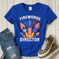 Fireworks Director Pyrotechnician 4th Of July Gift Women's T-Shirt thumb 3