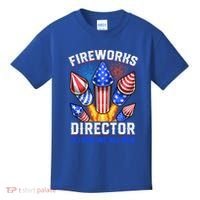 Fireworks Director Pyrotechnician 4th Of July Gift Kids T-Shirt thumb 0