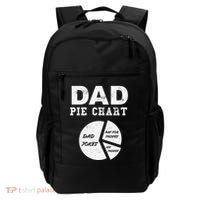 Funny Dad Pie Chart Dad Jokes Pay For Things Fix Things Backpack thumb 0