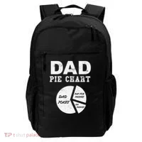 Funny Dad Pie Chart Dad Jokes Pay For Things Fix Things Backpack thumb 0