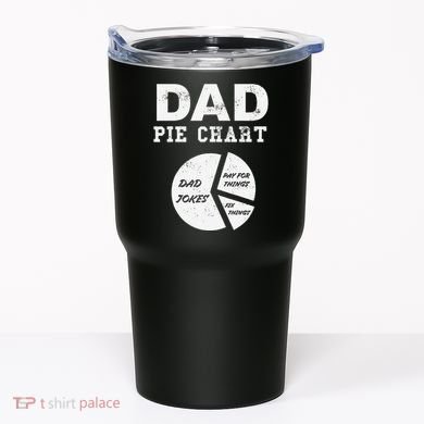 Funny Dad Pie Chart Dad Jokes Pay For Things Fix Things Tumbler